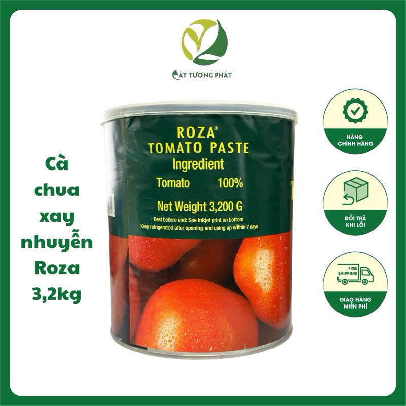 Cà chua xay nhuyễn Roza 3.2kg - Roza Tomato Paste 3.2kg