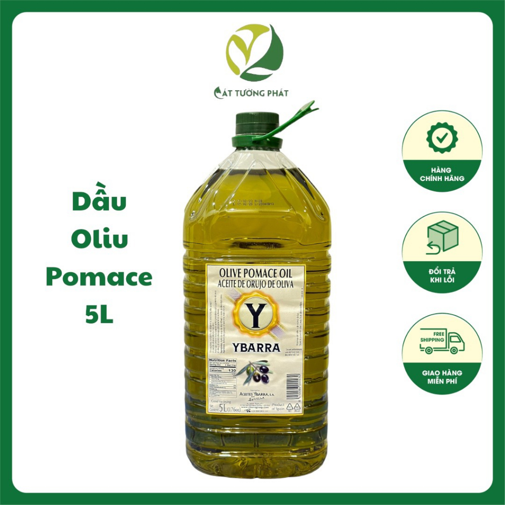 Dầu Oliu Pomace Ybarra 5L NK Tây Ban Nha - Olive Pomace Oil 5L