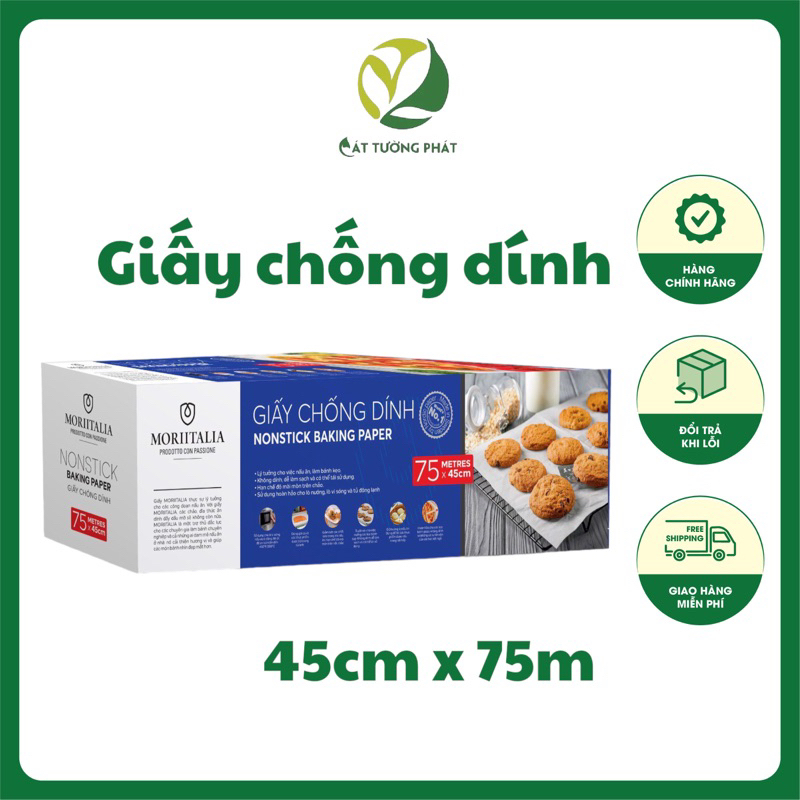 Giấy nướng bánh chống dính 45cm x 75m