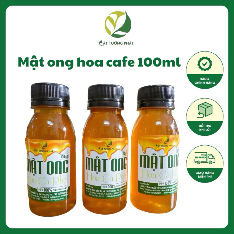 [100% Nguyên chất] Mật ong hoa cà phê 100mL