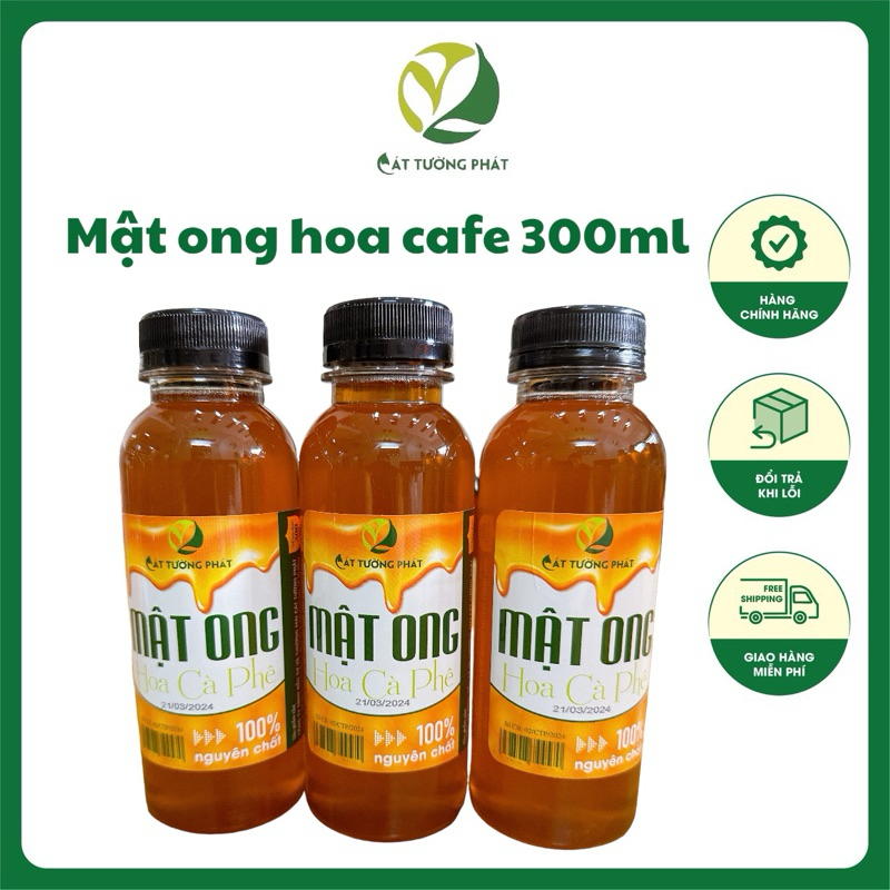 [100% Nguyên chất] Mật ong hoa cà phê 300mL