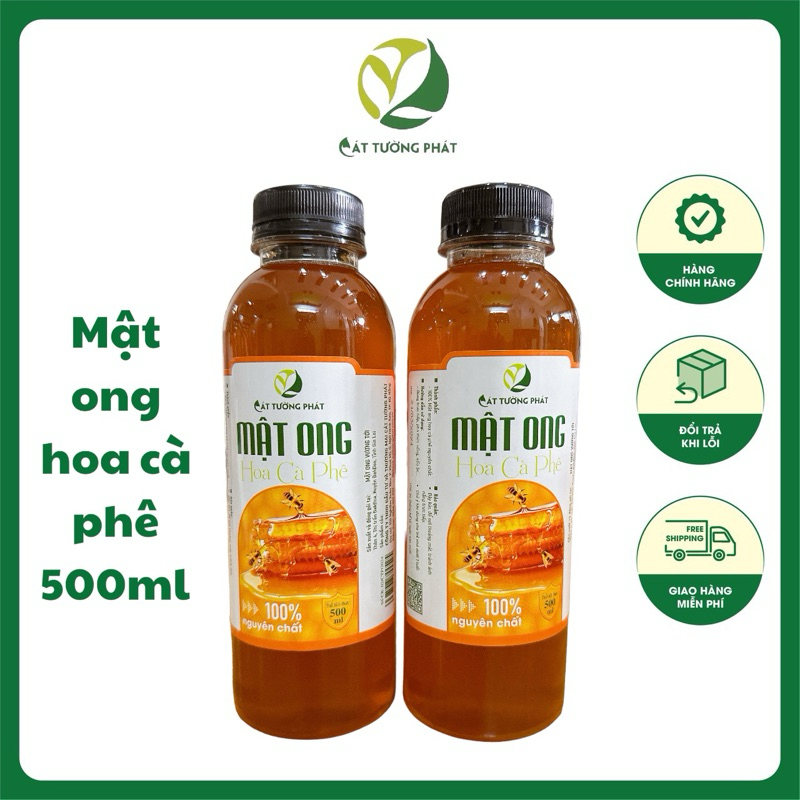 [100% Nguyên chất] Mật ong hoa cà phê 500mL