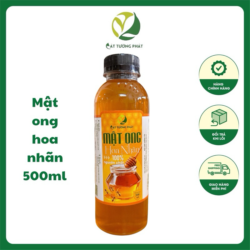 [100% Nguyên chất] Mật ong hoa nhãn 500ml